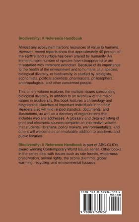 Biodiversity: A Reference Handbook (Contemporary World Issues)