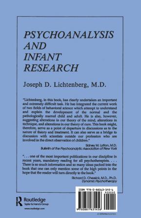 Psychoanalysis and Infant Research