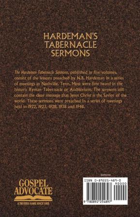 Hardeman's Tabernacle Sermons Volume IV: 04