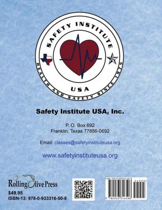 Safety Institute USA Professional Responders and Health Care Basic First Aid Manual: by G. R. Ray Field