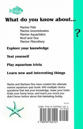 The Marine Aquarists' Quiz Book