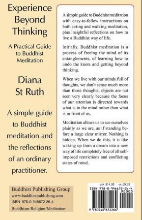 Experience Beyond Thinking: Practical Guide to Buddhist Meditation