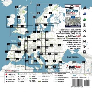 RailPass RailMap Europe 2015: Icon illustrated Railway Atlas of Europe ideal for Interrail and Eurail pass holders (Railpass Railmap Europe: Icon ... Ideal for Interrail and Eurail Pass Holders)