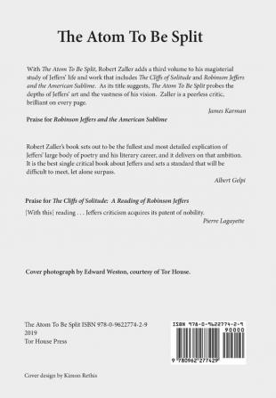 The Atom To Be Split: New and Selected Essays on Robinson Jeffers