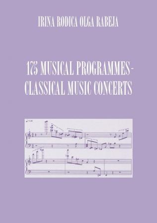 175 Musical Programmes: Classical Music Concerts