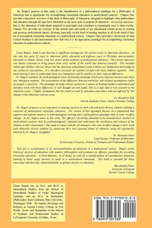 Philosophy of Education: Critical Realism as an Appropriate Paradigm for a Philosophy of Education in Multicultural Contexts