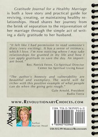 Gratitude Journal for a Healthy Marriage