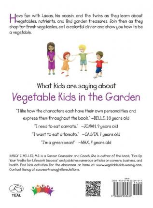 Vegetable Kids in the Garden