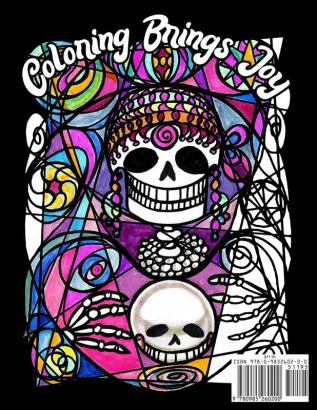 Sanguine Skulls: Adult Coloring Book