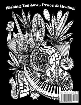 Marijuana Strains: Adult Coloring Book