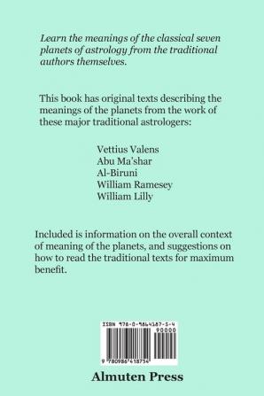 The Classical Seven Planets: Source Texts and Meaning