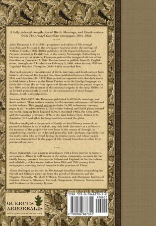 The Armagh Guardian 1844-1852: Volume I. Births Marriages and Deaths