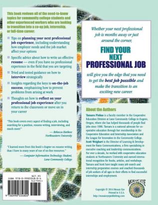 Find Your Next Professional Job: A Guide for Community College Students and Experienced Workers