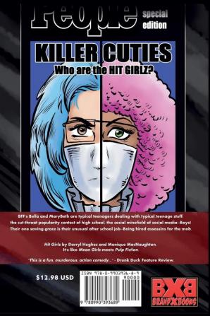 Hit Girlz: The Complete Graphic Novel. An Action Packed Funny Mystery Crime Thriller Books for Teens and Young Adults (A humorous dark comedy)