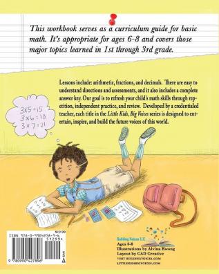 Little Kids Big Voices Math Workbook Grades 1-3