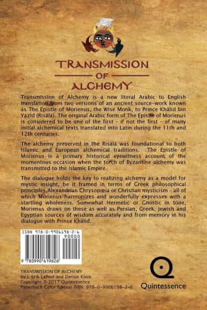 Transmission of Alchemy: The Epistle of Morienus to Khālid bin Yazīd - Paperback Color Edition (978-0990619826): 3 (Quintessence Classical Alchemy)