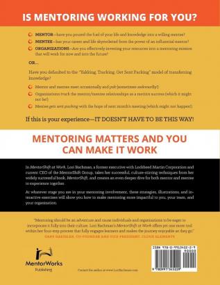 MentorShift at Work: A Step-by-Step Guide to Creating a Dynamic Mentoring Culture Within Your Team Department or Organization