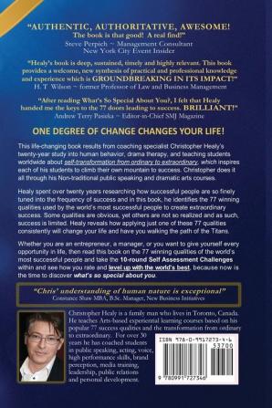 What's So Special About You?: Open the book on the 77 life-changing qualities of the world's most successful people: 1 (What's So Special about You? / Us?)