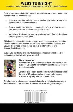 Website Insight: A guide to understanding Google Analytics for every small business