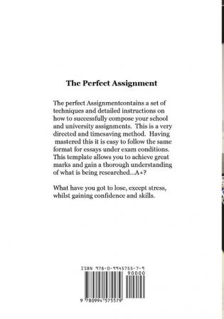 The Perfect Assignment: 1 (Make Life Simpler)