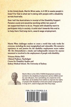 The Ten Demandments: How to improve employment services for people with disability