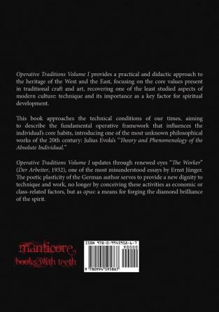 Operative Traditions: A Book where Ernst Junger and Julius Evola Meet at Last