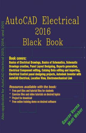 AutoCAD Electrical 2016 Black Book