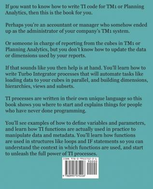 DIY TI Do It Yourself TI Processes for IBM TM1 and PA: How to Write Turbo Integrator Processes for IBM Cognos TM1 and Planning Analytics