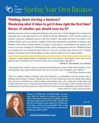 Starting Your Own Business: Do It Right from the Start Lower Your Taxes Protect Your Income and Enjoy Your Life