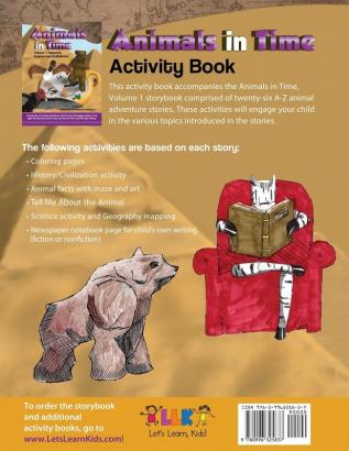 Animals in Time Volume 1 Activity Book: Historical Empires and Civilizations