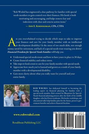 Financial Freedom for Special Needs Families: 9 Building Blocks to Reduce Stress Preserve Benefits and Create a Fulfilling Future