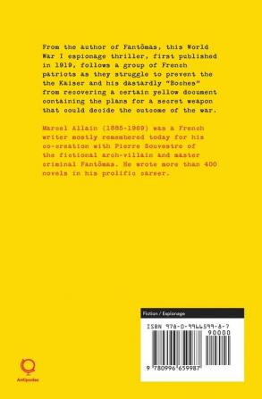 The Yellow Document: Fantômas of Berlin