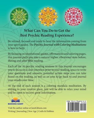 Psychic Journal with Coloring Meditations: volume 1