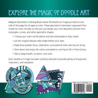 Magical Geometrics Coloring Book: Magical Designs