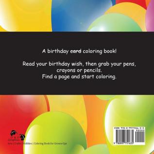 Happy Birthday: A Birthday Coloring Book