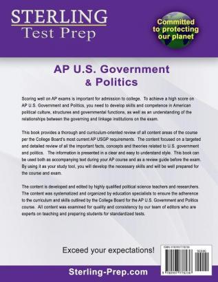 Sterling Test Prep AP U.S. Government and Politics: Complete Content Review for AP Exam