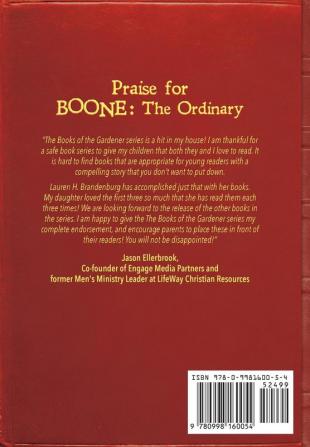 Boone: The Ordinary: 1 (Books of the Gardener)