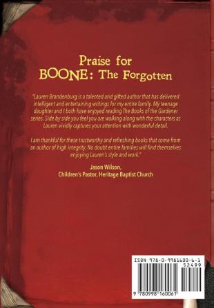 Boone: The Forgotten: 2 (Books of the Gardener)