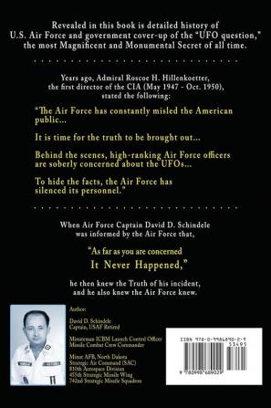 It Never Happened Volume 1: U.S. Air Force UFO Cover-up Revealed