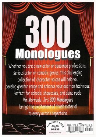 300 Monologues: A Valuable Resource For Every Actor's Toolkit