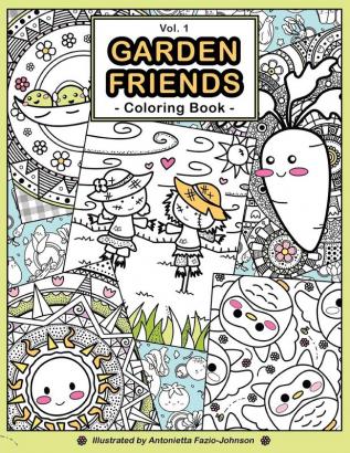 Garden Friends Volume 1: Coloring Book