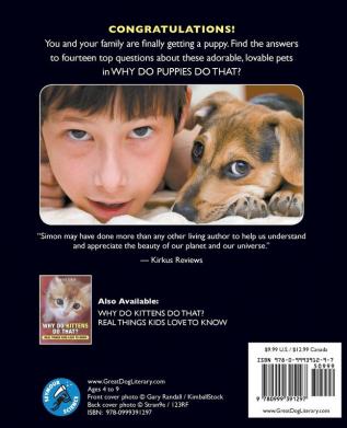 Why Do Puppies Do That?: Real Things Kids Love to Know: 1 (Why Do Pets?)