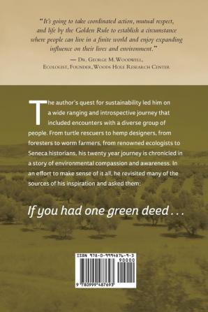 One Green Deed Spawns Another: Tales of Inspiration on the Quest for Sustainability