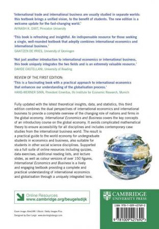 International Economics And Business: Nations And Firms In The Global Economy