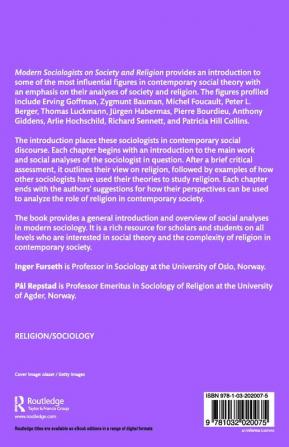 Modern Sociologists on Society and Religion