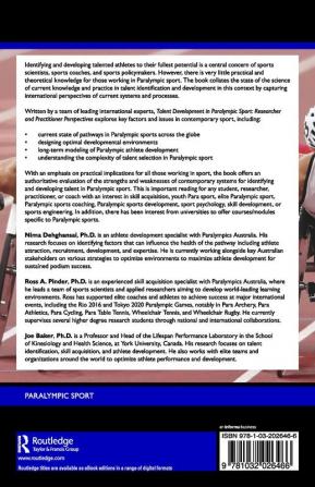 Talent Development in Paralympic Sport