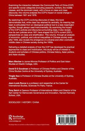 Class and the Communist Party of China 1921-1978