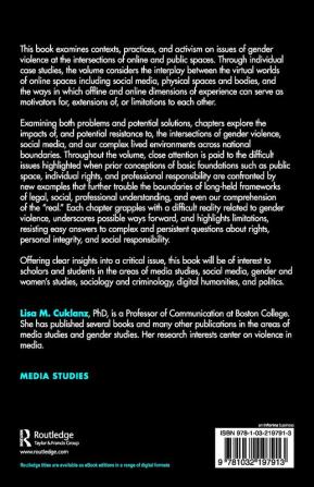 Gender Violence Social Media and Online Environments