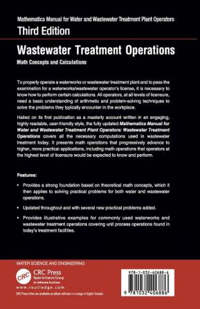 Mathematics Manual for Water and Wastewater Treatment Plant Operators: Wastewater Treatment Operations