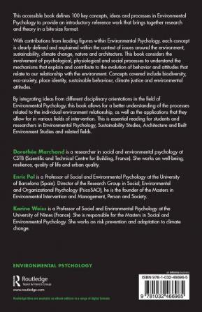 100 Key Concepts in Environmental Psychology